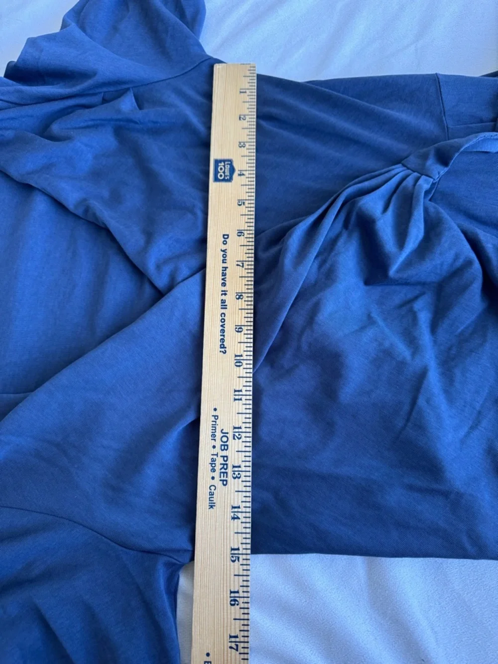 Sundance Blue Always Right Faux Wrap Knit Dress Women Medium Petite Modal Soft‎
